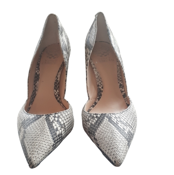 Vince Camuto Women's Heels Ajimal Print (Snake Skin) Size 8 - Picture 2 of 8